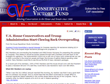 Tablet Screenshot of conservativevictoryfund.org
